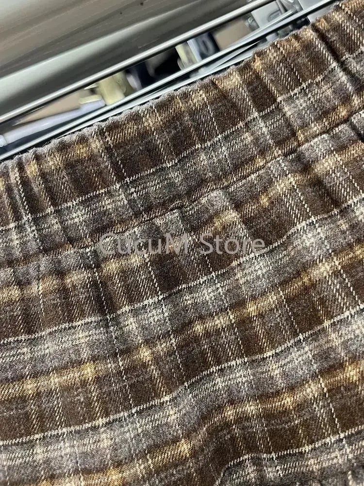 Y2k cute ruffled plaid skirt by The Clothing Company Sydney, featuring punk rock casual style for women.