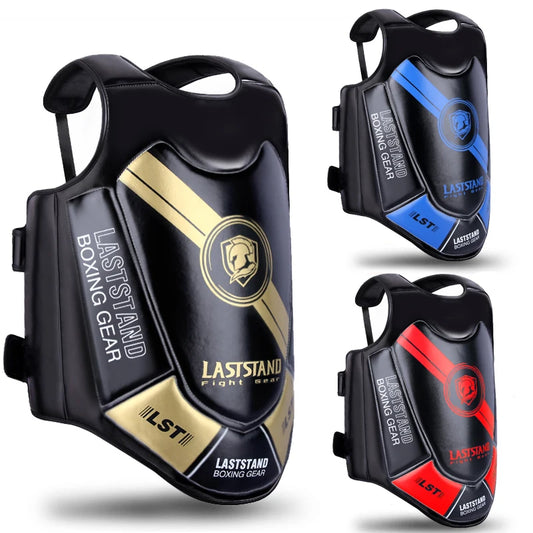 Boxing Chest Guard MMA Martial Arts Rib Shield Armour Adults Kids Body Protector Kickboxing Training Uniform Muay Thai Fight Gear - The Clothing Company Sydney