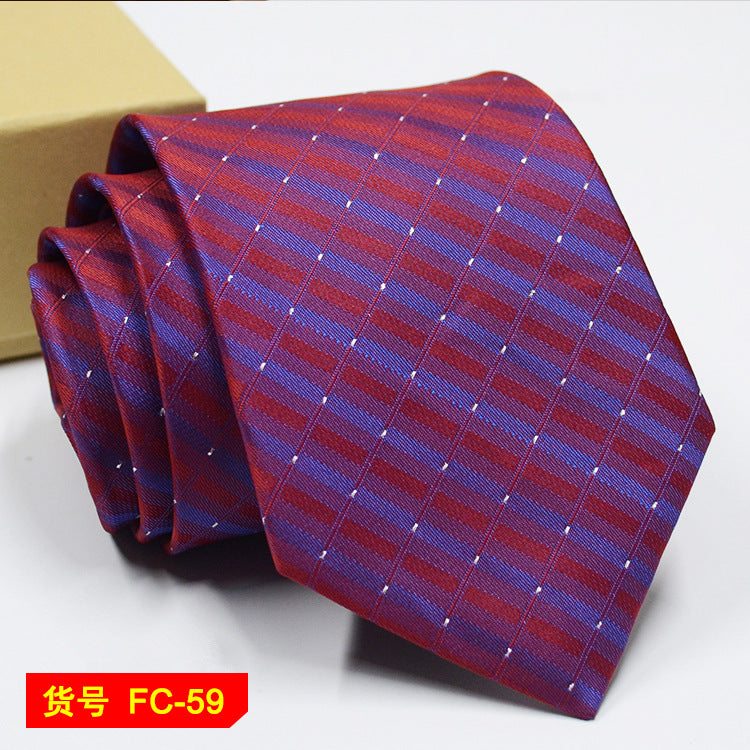 Men's floral and solid jacquard neckties from The Clothing Company Sydney, 7-8cm wide, stylish accessory for formal wear.