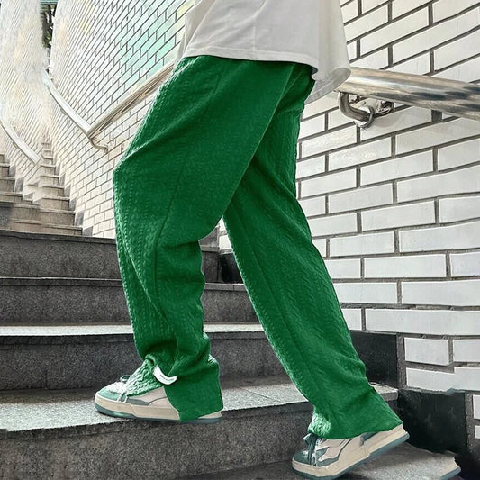 Men's Baggy Pants Sportswear Autumn Winter Trousers Gyms Hip Hop Tracksuit Black Pant Casual Fashion Joggers Sweatpants