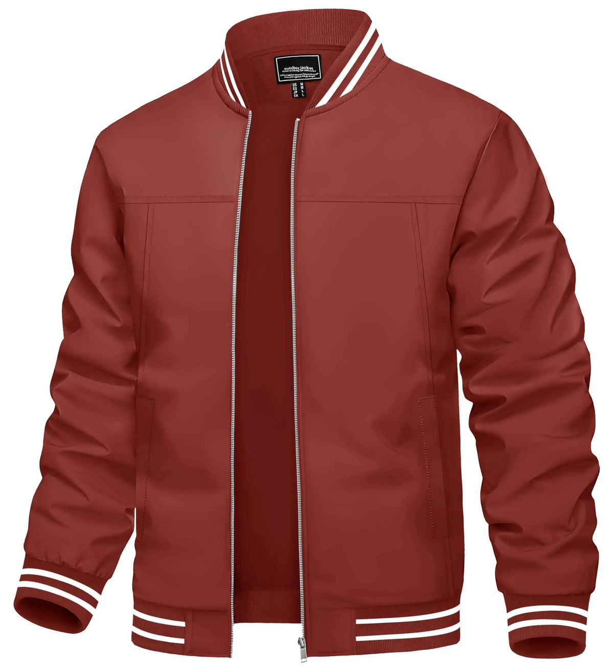 Lightweight men's waterproof spring/autumn casual jacket with full zipper, windbreaker style, outdoor wear by The Clothing Company Sydney