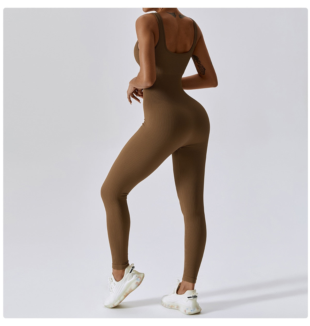 Spring Seamless One-Piece Yoga Clothes Sportswear Women's Gym Push Up Workout Clothes Fitness Sports Stretch Bodysuit Yoga Suit The Clothing Company Sydney