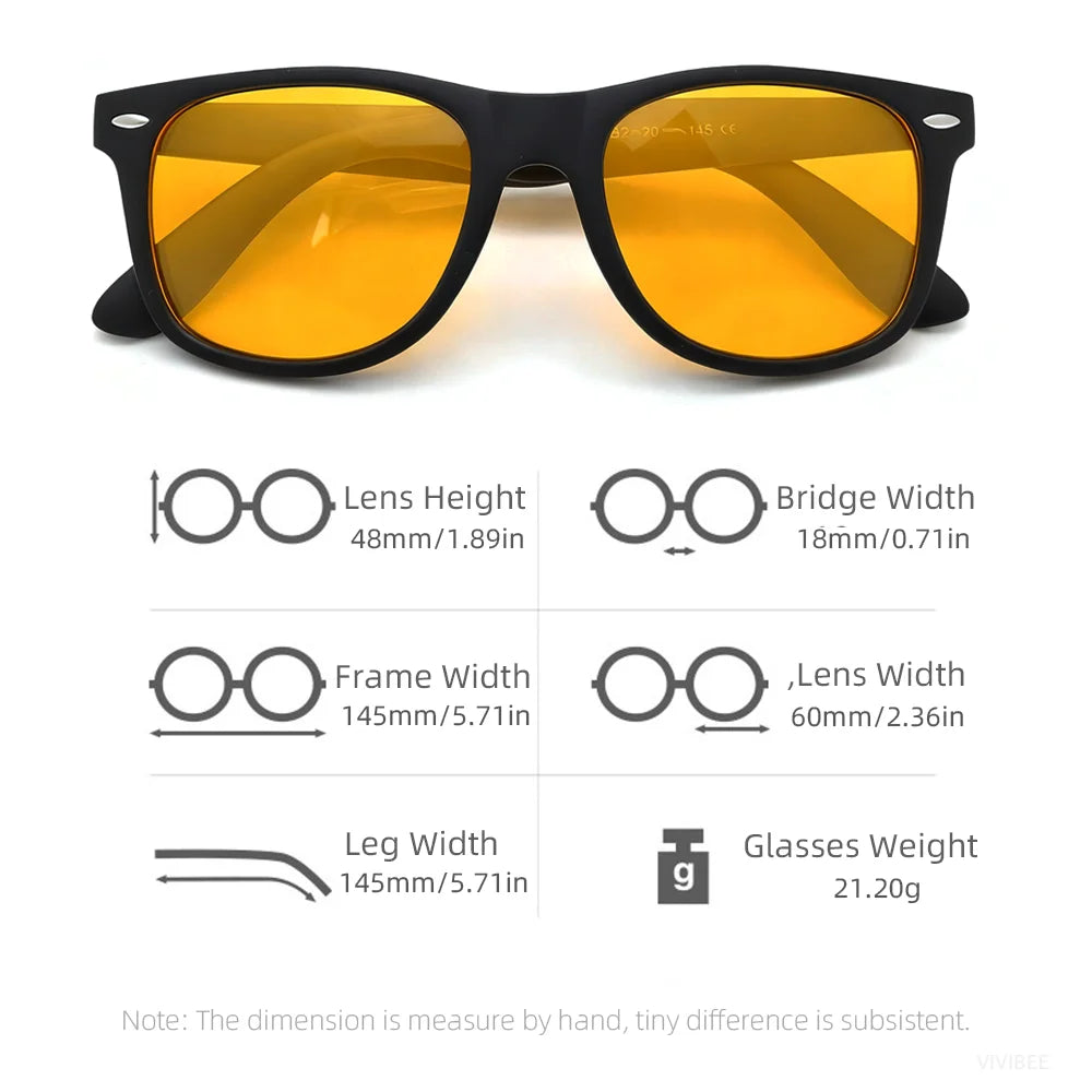Blue light blocking glasses for men and women from The Clothing Company Sydney, with square frame and orange accents for eye protection.
