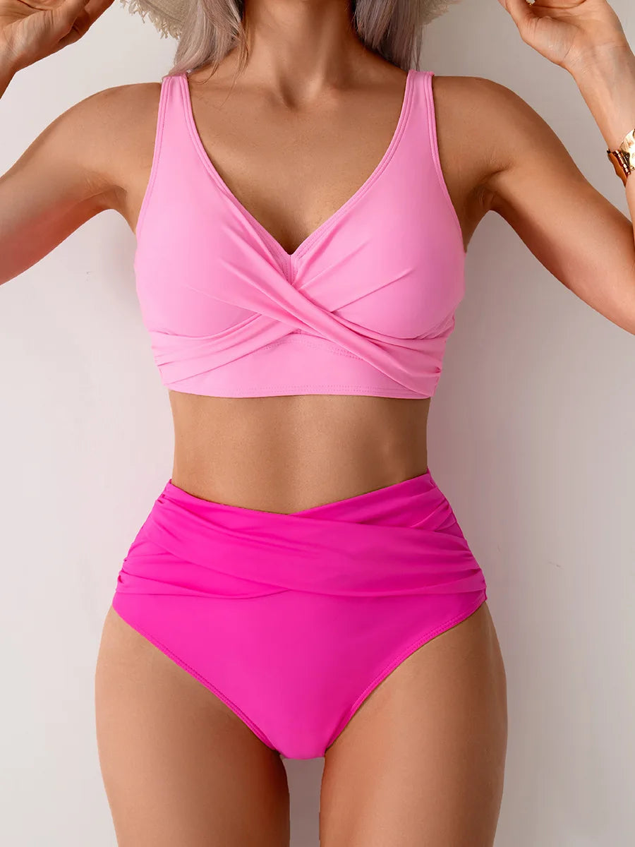 2 Piece Bikinis Push Up Swimsuits Beach Swim Wear Bathing Suits High Waist Bikini Set The Clothing Company Sydney