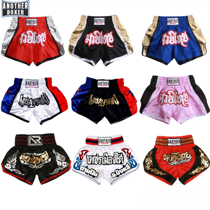Unisex Muay Thai shorts from The Clothing Company Sydney, lightweight kickboxing and MMA training gear, colorful design.