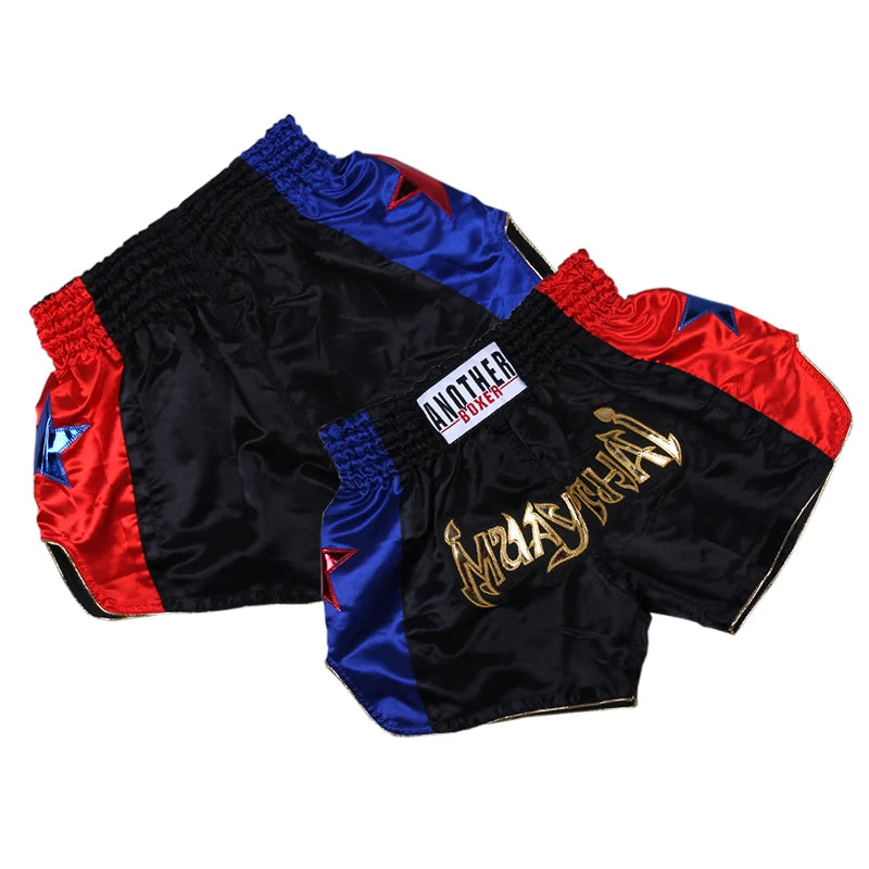 Men's boxing shorts from The Clothing Company Sydney, designed for kickboxing, Muay Thai, and martial arts training.