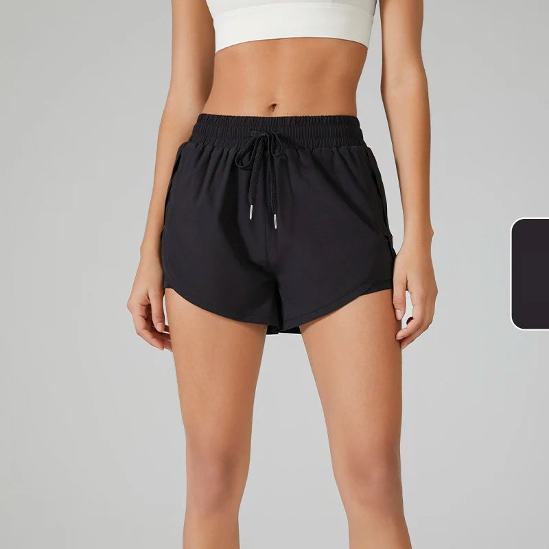 Women's Yoga Shorts Fitness Elastic Running Workout Ladies Gym Sport Inner Layer Shorts Fitness Sportwear The Clothing Company Sydney