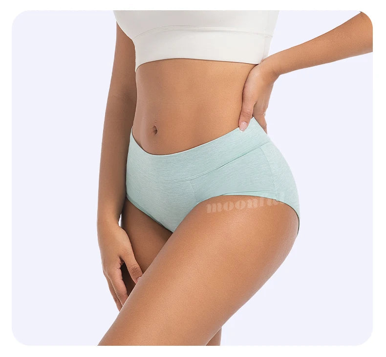 Women's Absorbent Menstrual Panties High Waist Bamboo Fiber Leakproof Menstruation Period Underwear The Clothing Company Sydney