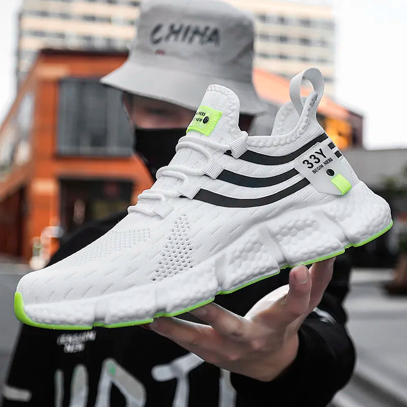 Breathable men's and women's running shoes by The Clothing Company Sydney, comfortable casual sneakers with supportive design.