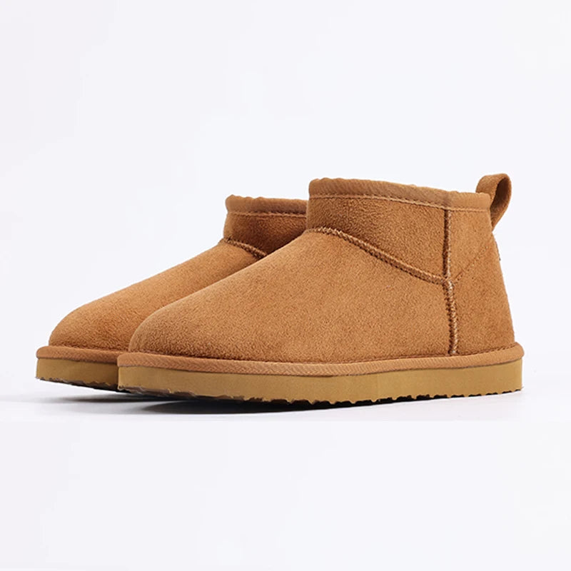 Women’s classic snow boots by The Clothing Company Sydney, warm ankle-length footwear with a short, stylish design.