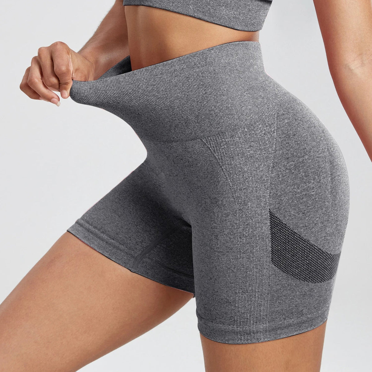 Women's tie dye gym shorts by The Clothing Company Sydney, high waist seamless fitness bike shorts for outdoor sports and casual wear.