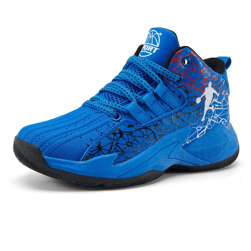 Kids Children‘s Basketball Shoes Non-slip Breathable Basketball Training Sneakers Lace-up Boys Girls Basketball Boots Athletic Shoes The Clothing Company Sydney