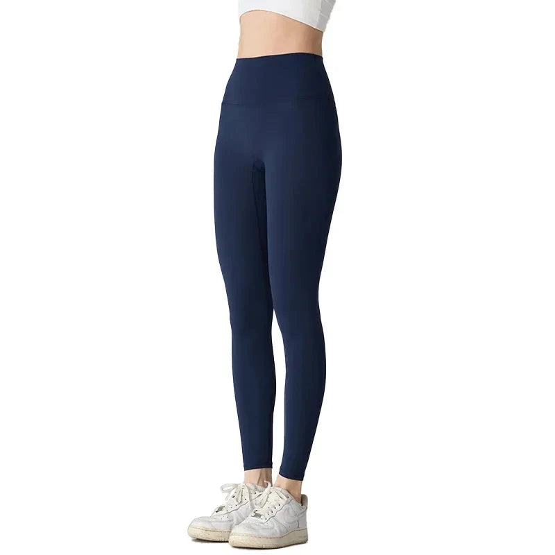 High waist breathable yoga leggings by The Clothing Company Sydney, designed for fitness, running, and cycling workouts.