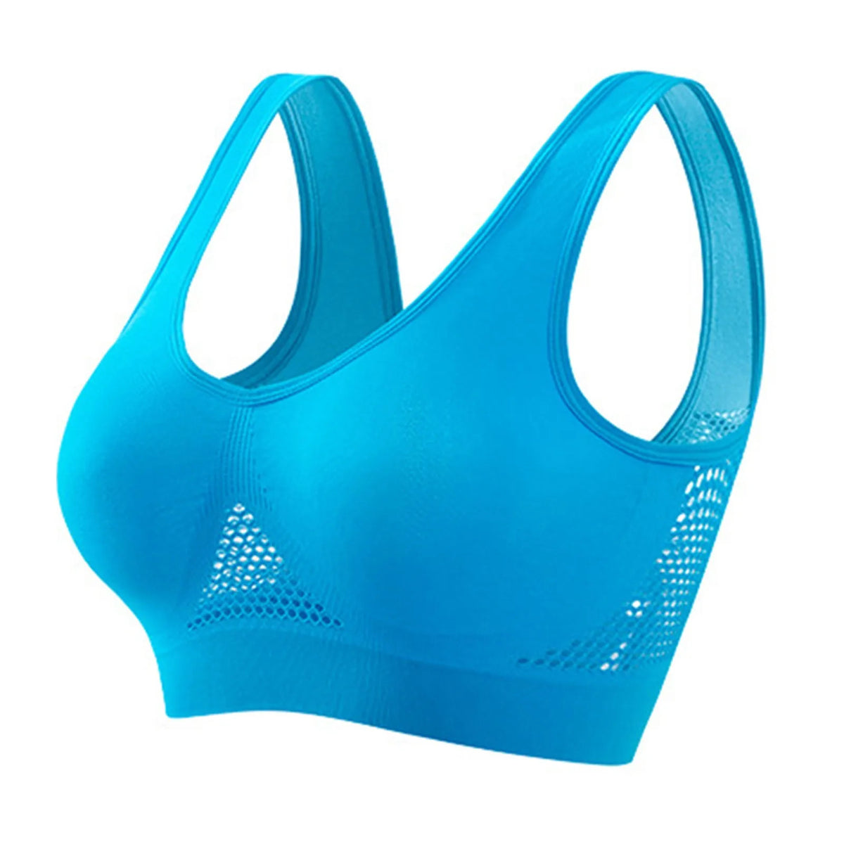 Stylish shockproof sports bra by The Clothing Company Sydney, high support for active fitness and anti-sag comfort.
