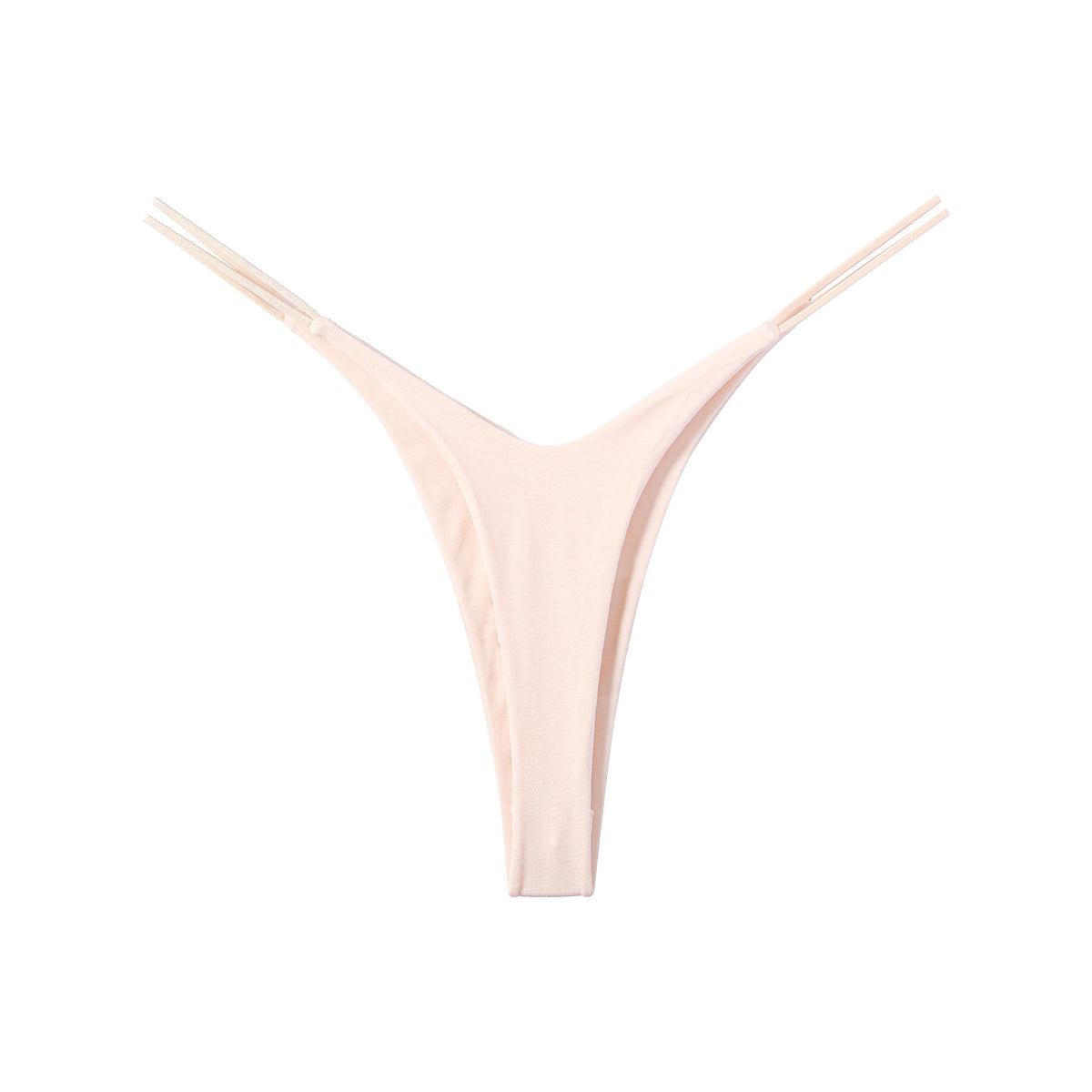 Women's solid color cotton G-string thong by The Clothing Company Sydney, soft and comfortable for gym and everyday wear.