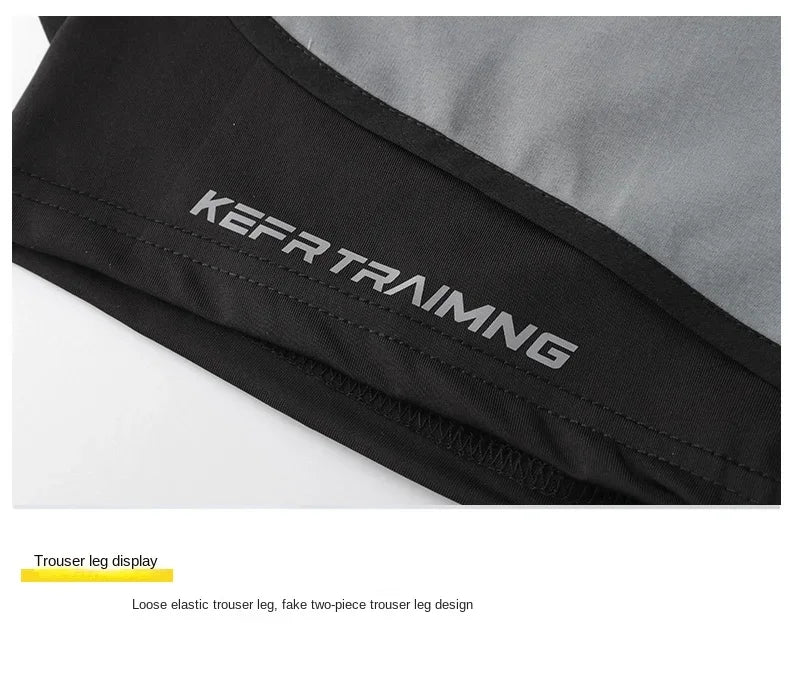 Two-layered gym running shorts by The Clothing Company Sydney, featuring a breathable design perfect for fitness activities.