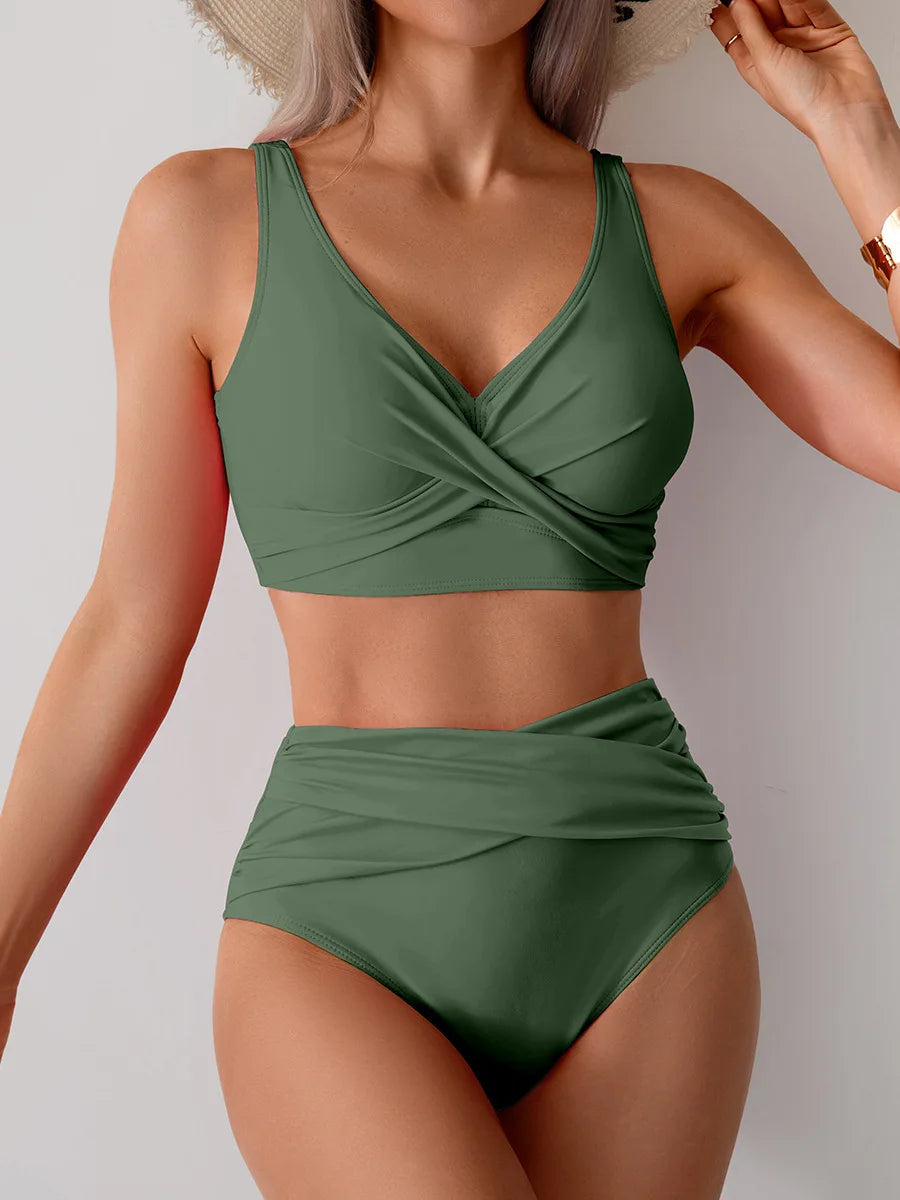 2 Piece Bikinis Push Up Swimsuits Beach Swim Wear Bathing Suits High Waist Bikini Set The Clothing Company Sydney