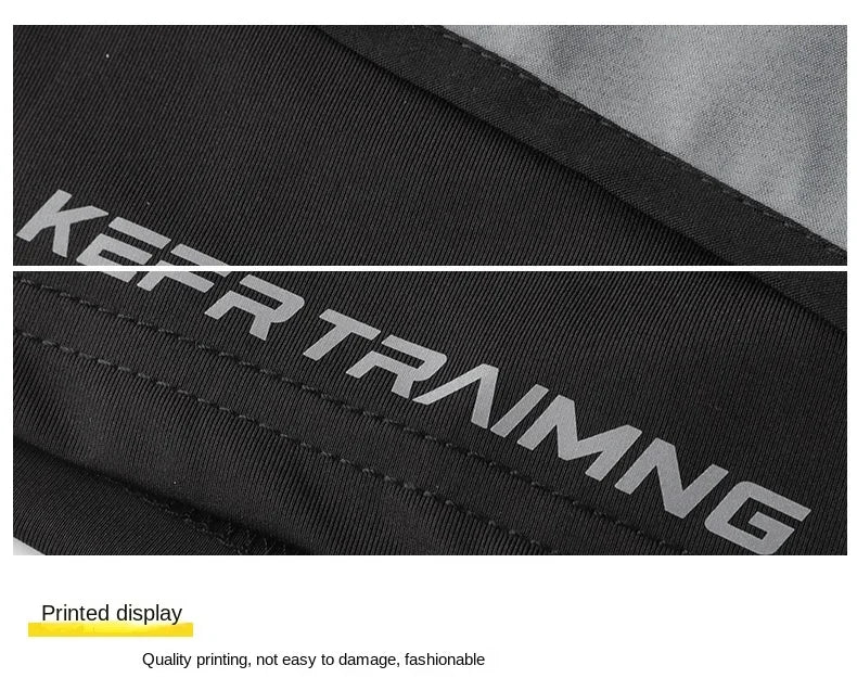Two-layered fitness running shorts by The Clothing Company Sydney, showing lightweight fabric and athletic design for active wear.