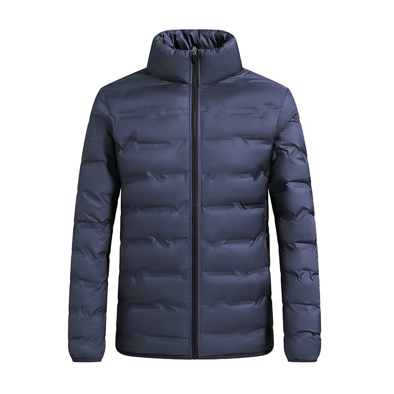 Men’s White Duck Down Winter Jacket – Waterproof Hooded Puffer Coat, Thick & Windproof Parka The Clothing Company Sydney