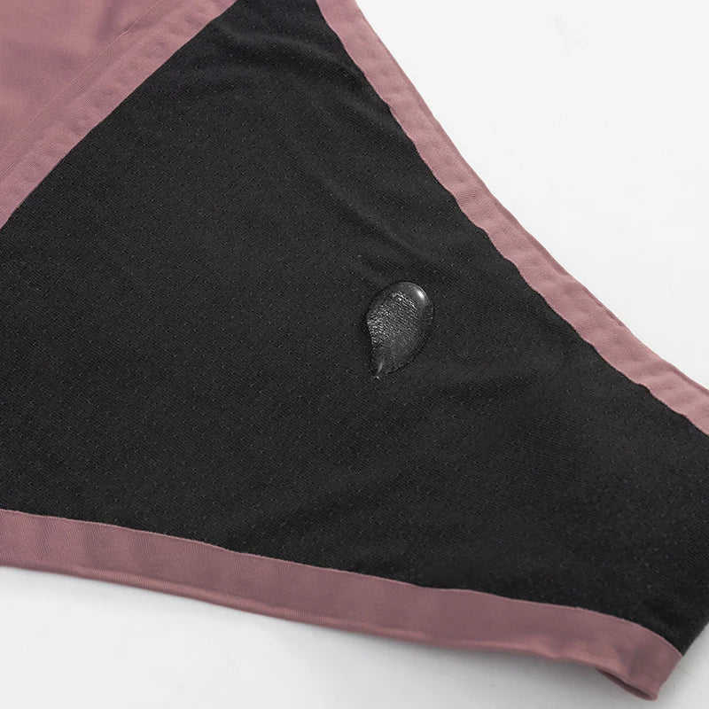 Five pack of plus size seamless menstrual thong underwear with leak-proof absorbent G-string design from The Clothing Company Sydney.