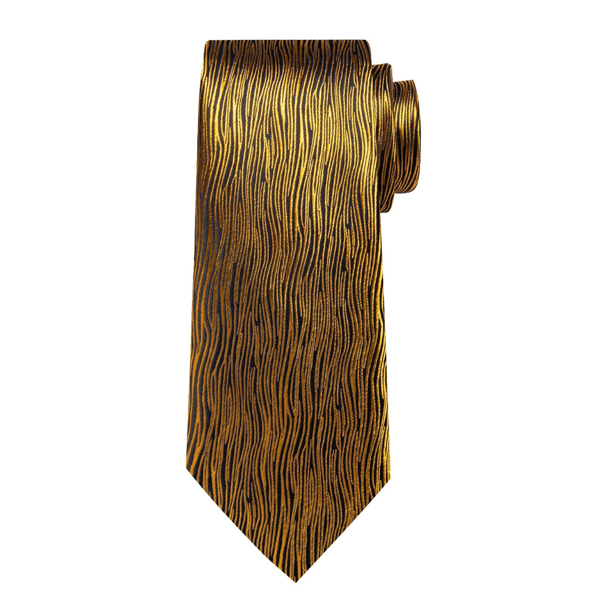 Luxury black and gold paisley silk tie set with matching pocket square and cufflinks, men's accessories by The Clothing Company Sydney