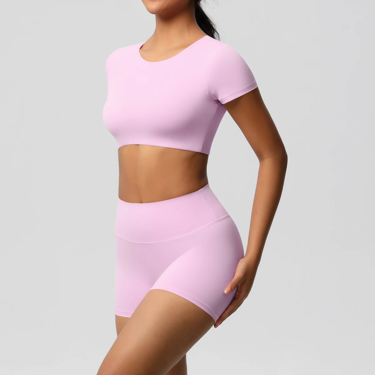 2 Piece Workout Sportswear Active Wear Sports Tank Top Bike Shorts Women Gym Bicycle Sorts Matching Set The Clothing Company Sydney