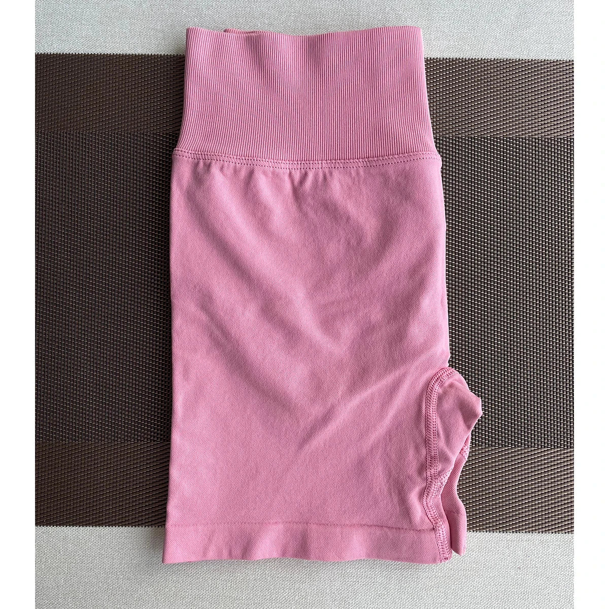 Solid seamless half pants for women, soft fitness shorts by The Clothing Company Sydney, ideal for yoga, gym, running, and cycling.