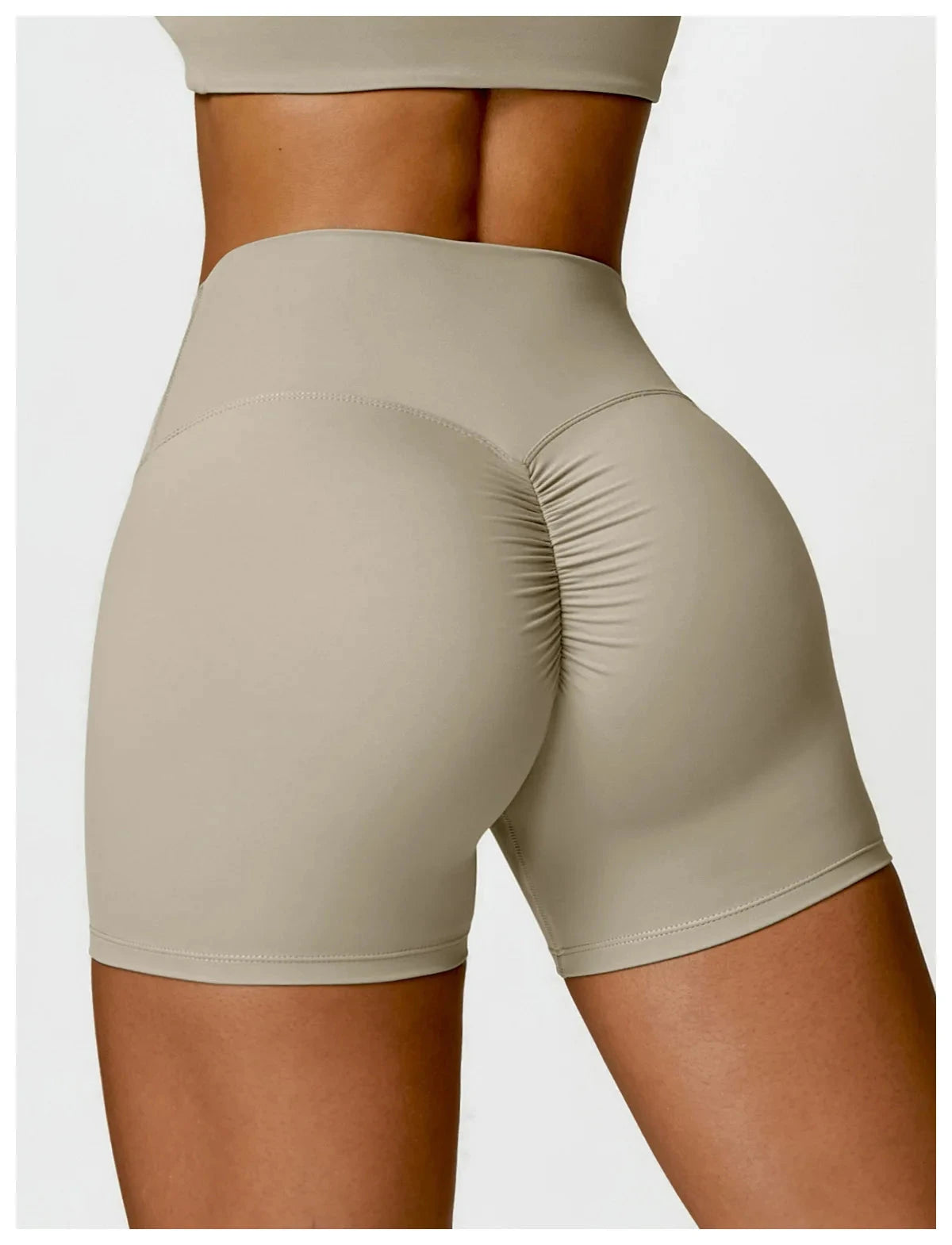 Women’s high waist cycling shorts by The Clothing Company Sydney, quick-dry sport leggings designed for fitness and yoga.