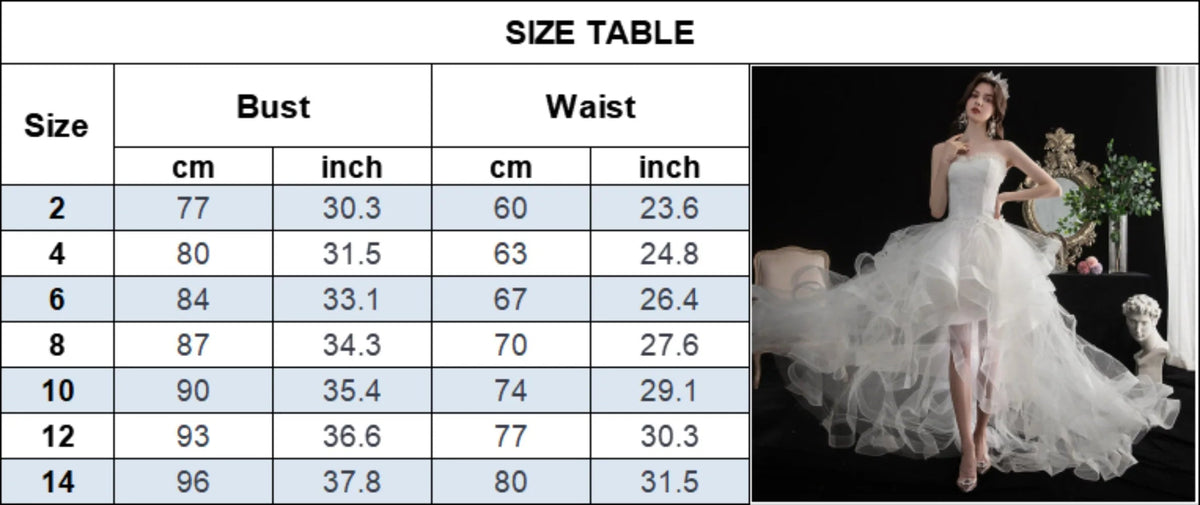 Long Back Light Wedding Dress Princess Fluffy Trailing Cake Skirt Wedding Dress The Clothing Company Sydney