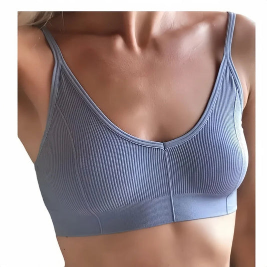 Seamless Tube Tops Bras U-shaped Back Lingerie Bralette Adjust Strap Bandeau Bra Ribbed Sports Underwear The Clothing Company Sydney