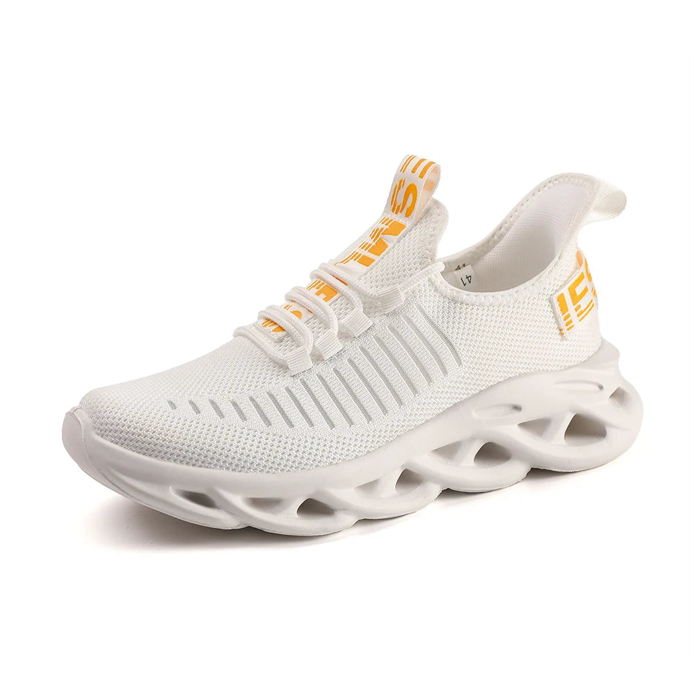 Men's breathable running sneakers by The Clothing Company Sydney, featuring non-slip soles and casual, comfortable outdoor footwear.