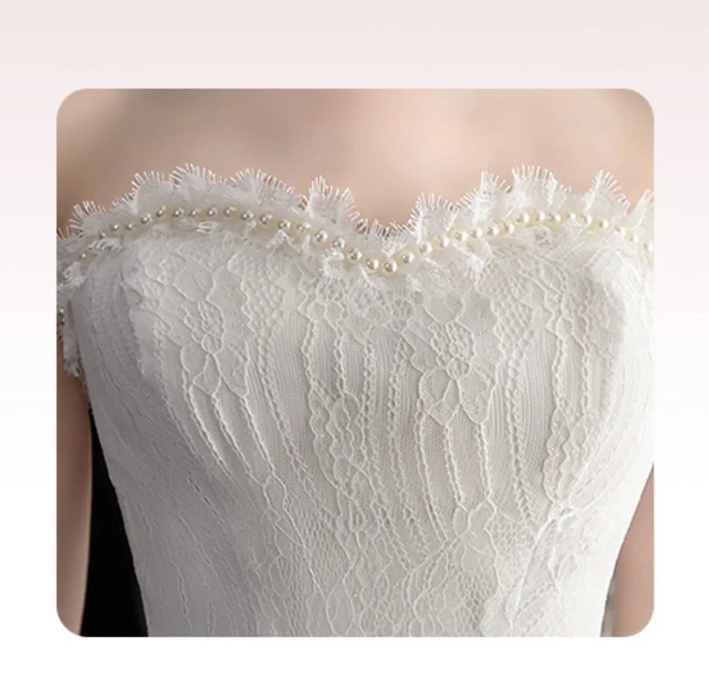 Long Back Light Wedding Dress Princess Fluffy Trailing Cake Skirt Wedding Dress The Clothing Company Sydney