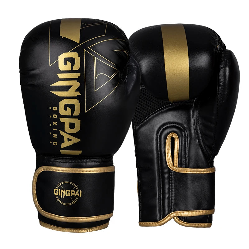 Adults and kids PU Muay Thai boxing gloves for MMA, kickboxing, and training