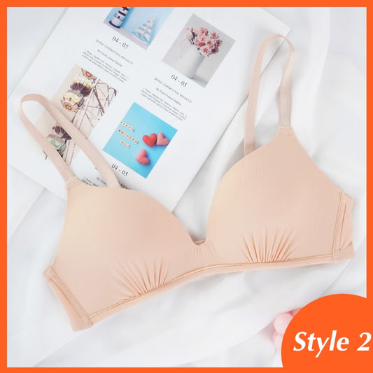 Seamless Bras for Women's Push Up Bras No Wire Brassiere A B Cup Underwear Bralette Three Quarters(3/4 Cup) Lingerie The Clothing Company Sydney