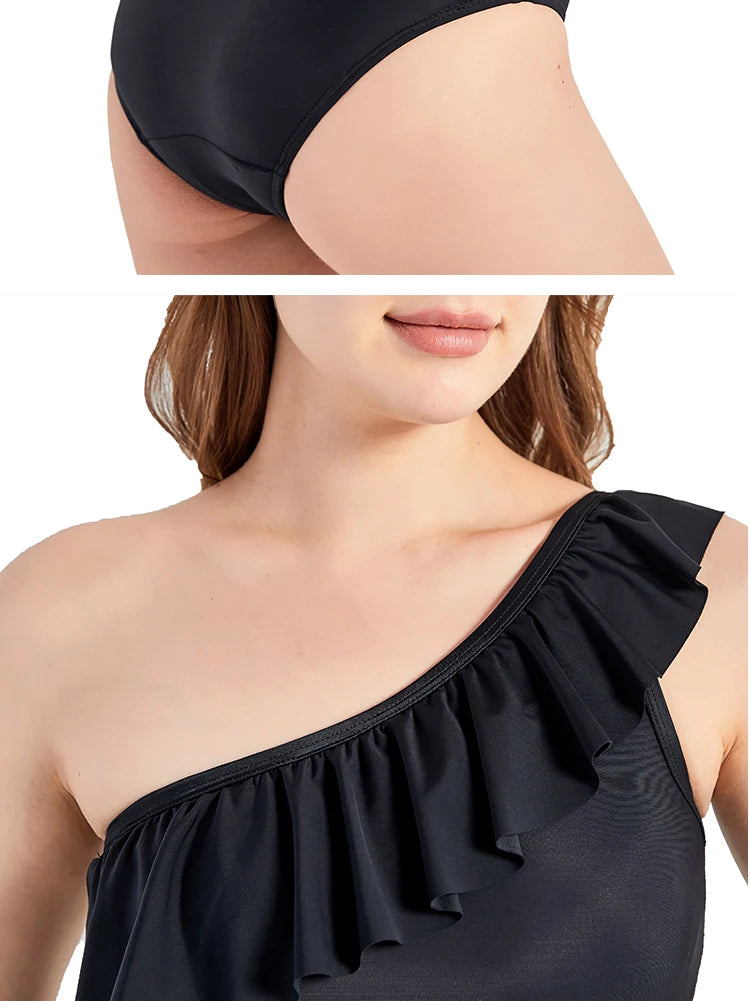 Women's washable menstrual swimsuit bikini by The Clothing Company Sydney, designed for comfortable period swimming.