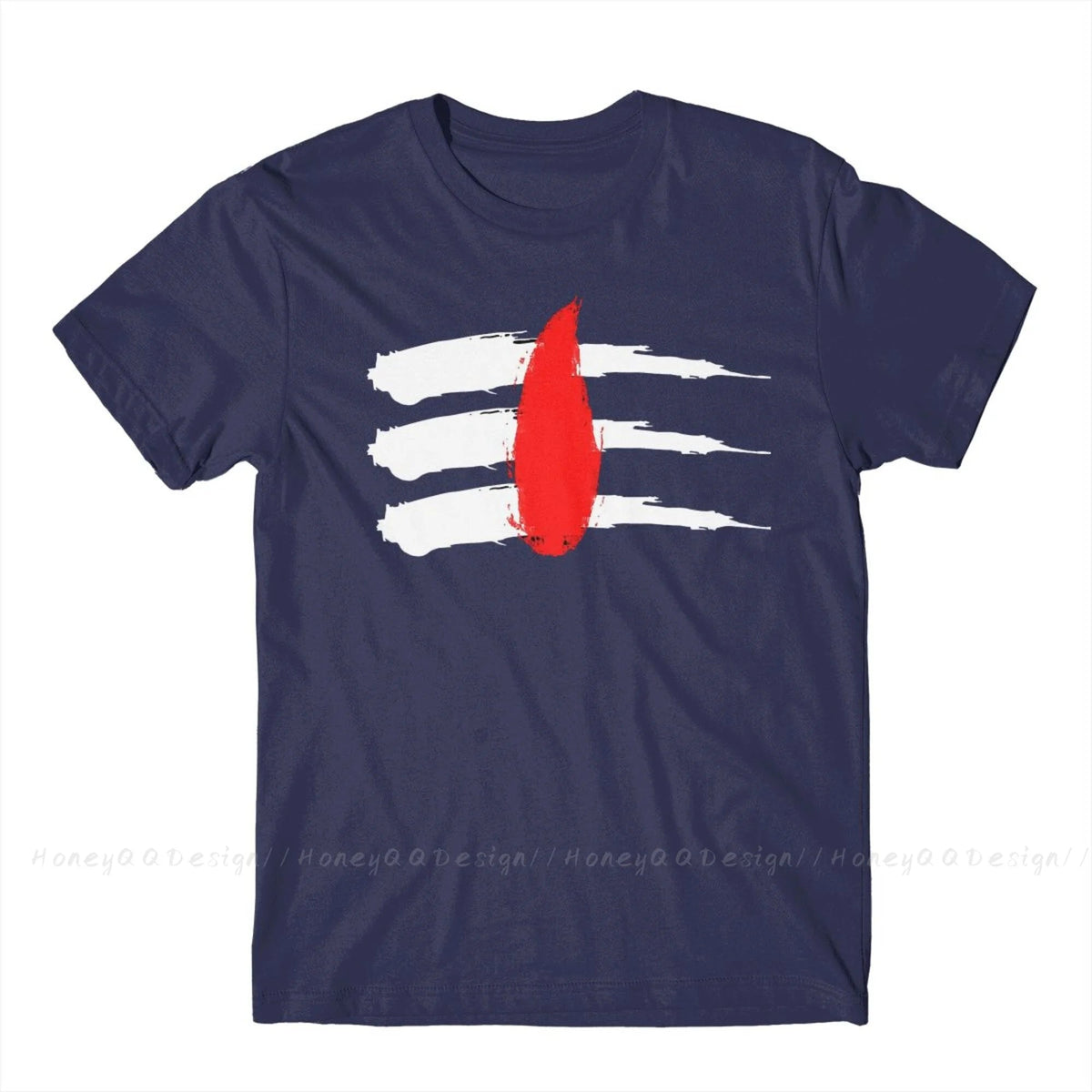 Printed cotton shirt featuring Shiva Hindu God Lingam design, unisex men's and women's streetwear tee with O-neck style.