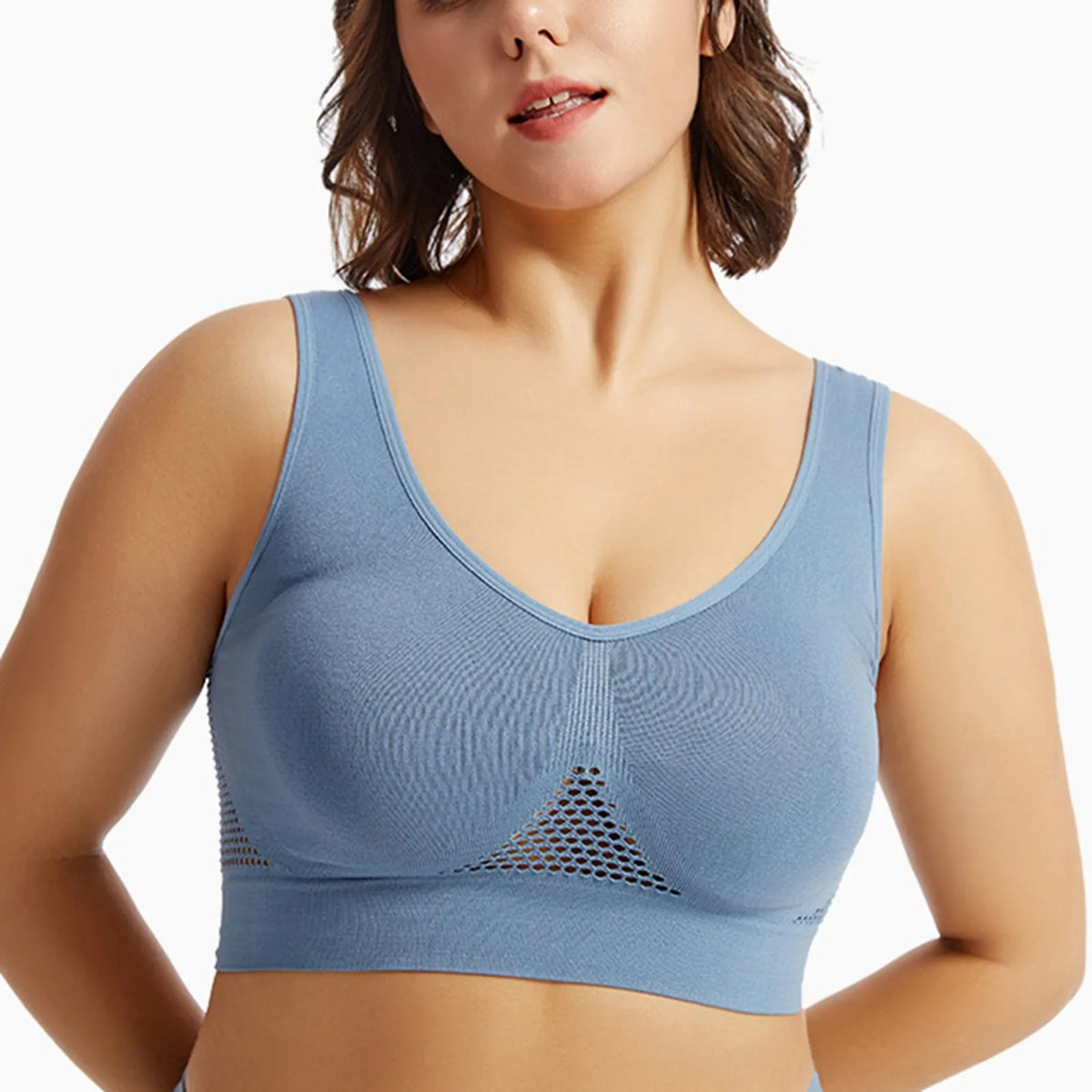 Shockproof sports bra by The Clothing Company Sydney, featuring high support, anti-sag fit, and stylish design for fitness activities.