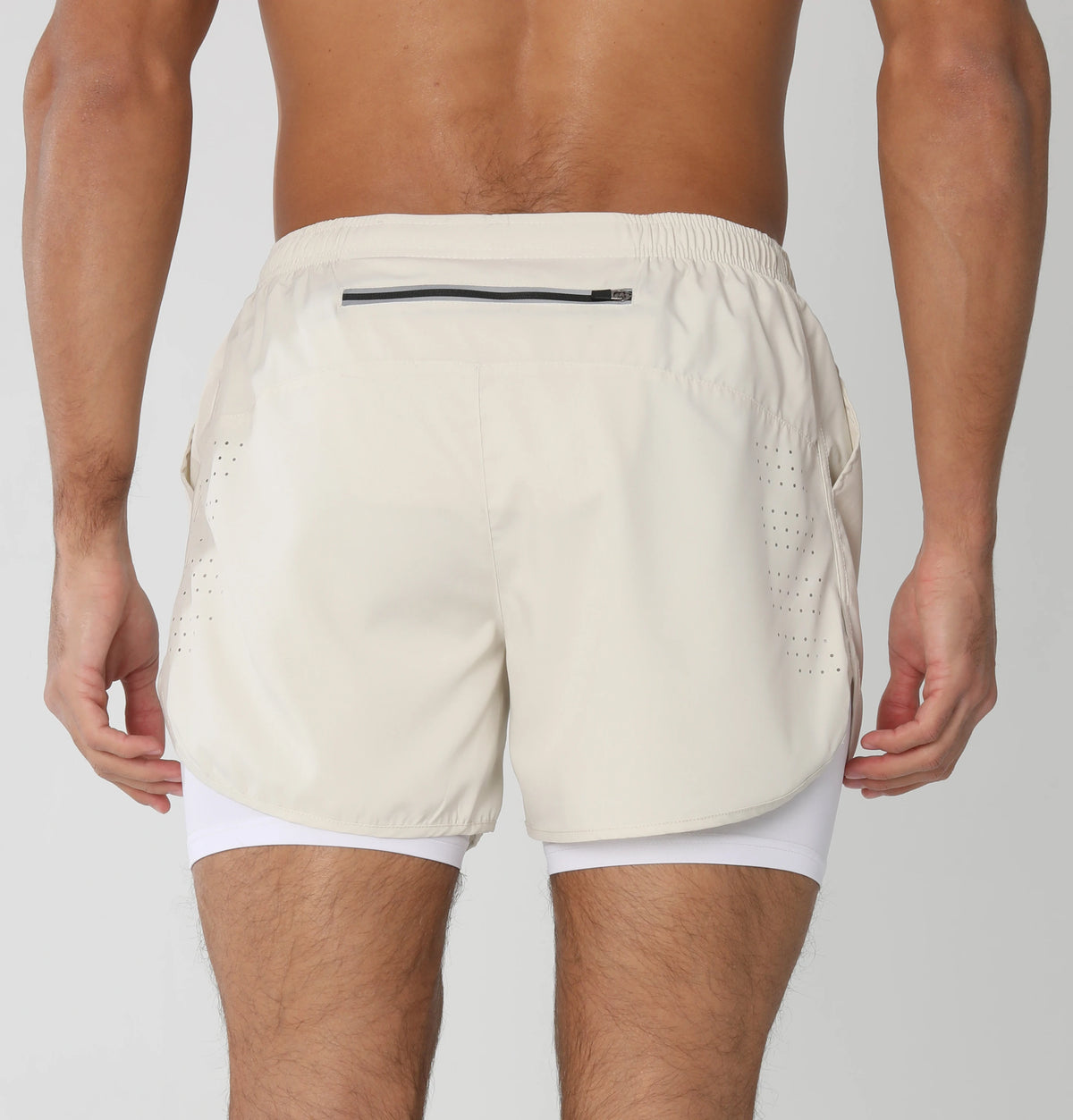 Men's lightweight gym running shorts with breathable fabric, liner pockets, towel loop, and quick-dry design by The Clothing Company Sydney