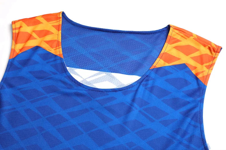 Customized reversible basketball jersey and shorts set for men, women, and kids, made with quick-drying fabric by The Clothing Company Sydney.