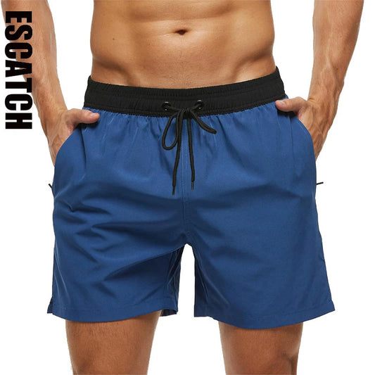 Men's Summer Swimming Board Shorts Sport Breathable Elastic Waist Mesh Liner With Pocket Shorts Swim Trunks The Clothing Company Sydney