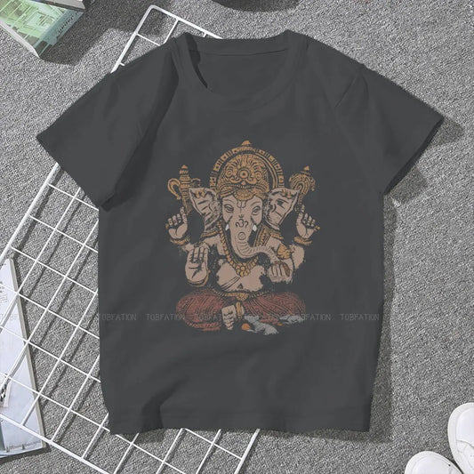 Women's Ganesha Art Girls T Shirt 3D Classic Female Tops Graphic Funny Tees Ladies Cotton T shirt - The Clothing Company Sydney