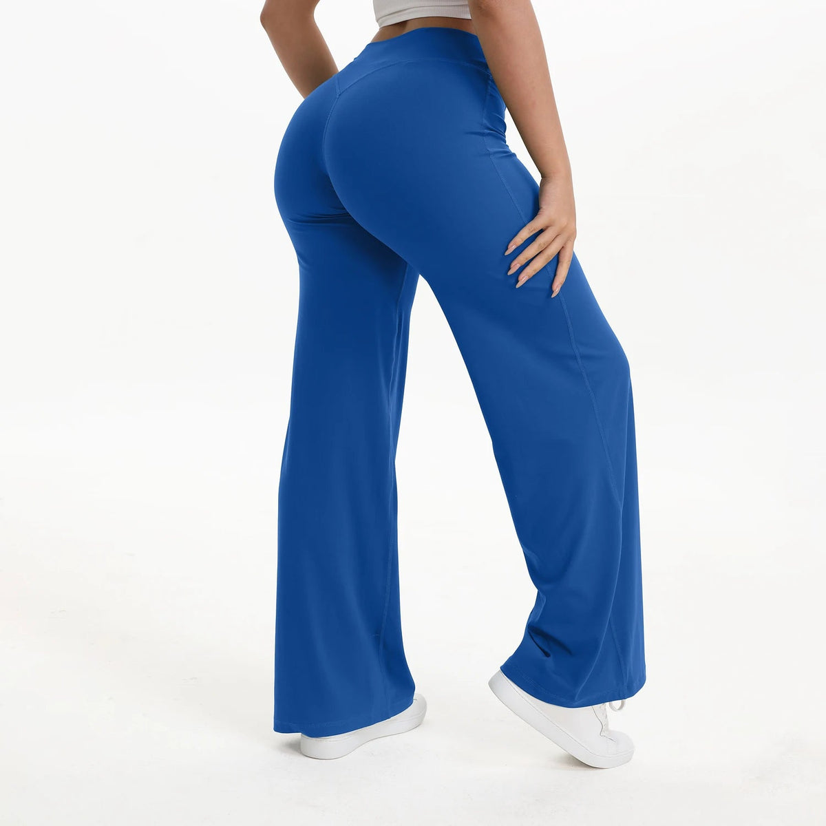 Straight Leg Bottoms Women's Mid-Waist Yoga Pants GYM Leggings Pilates Running Sports Trousers The Clothing Company Sydney