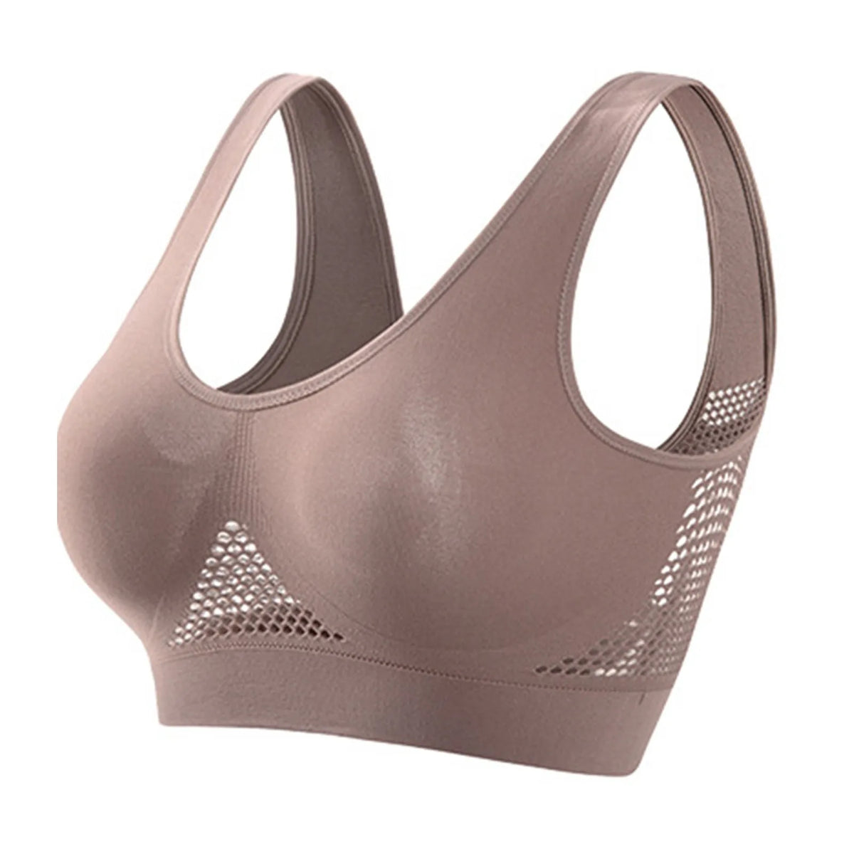 Shockproof sports bra by The Clothing Company Sydney, high support fitness bra with anti-sag design and stylish look.