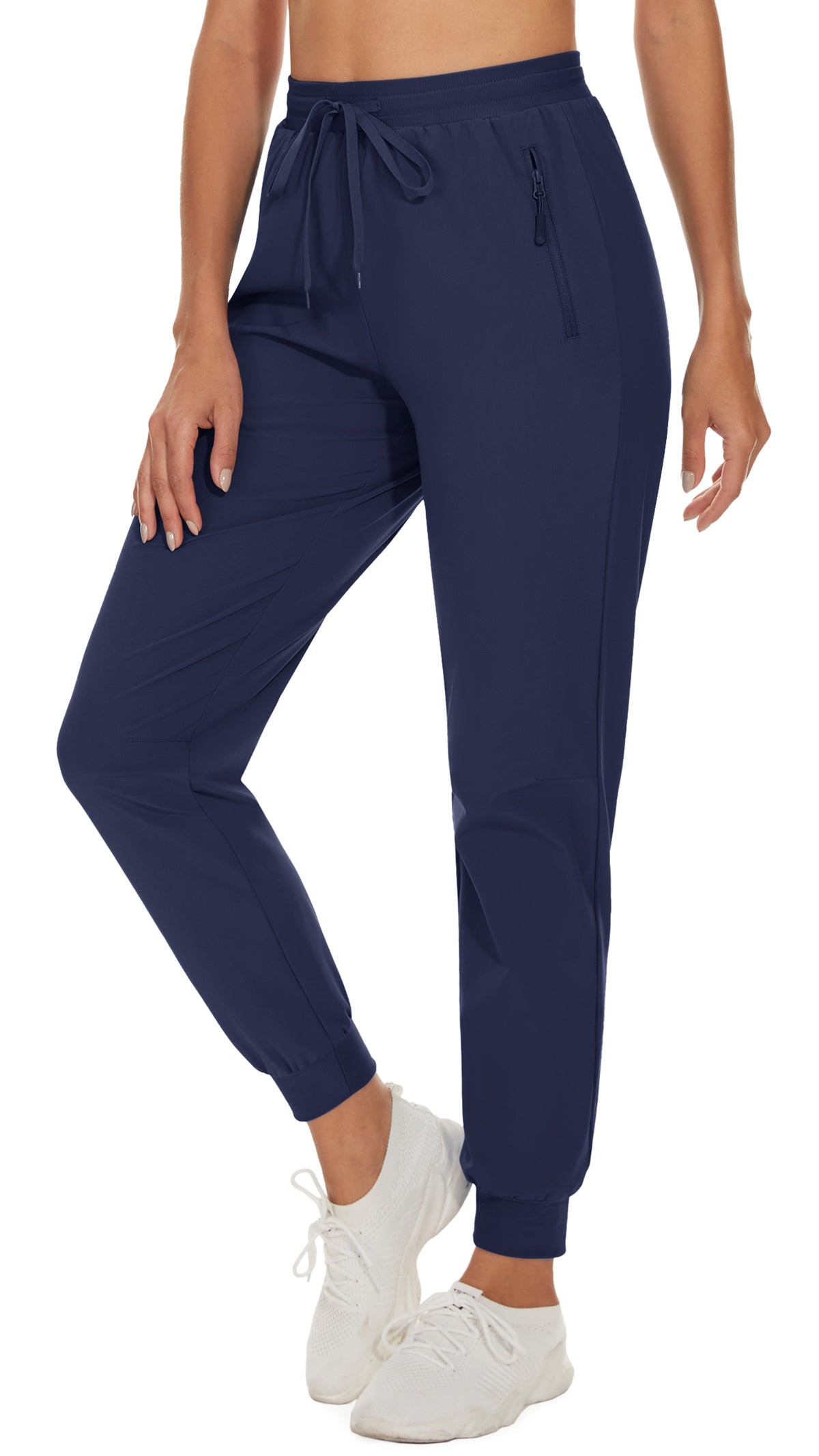Women's quick dry hiking pants by The Clothing Company Sydney, casual athletic trousers with elastic waist and zipper pockets.