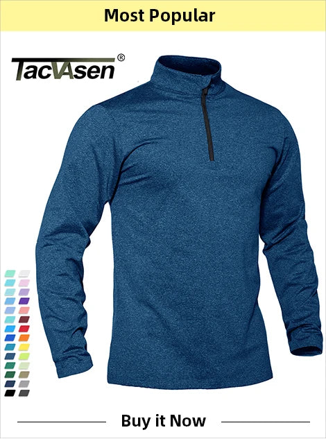 Men's UPF 80+ sun protection quick-dry long sleeve performance T-shirt by The Clothing Company Sydney, ideal for sports and outdoor activities.