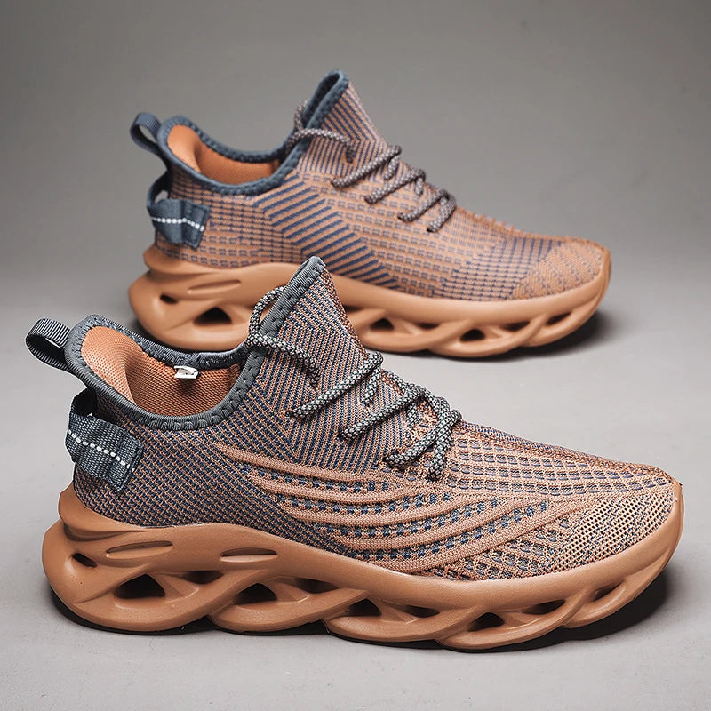 Men's breathable outdoor running sneakers by The Clothing Company Sydney, featuring non-slip soles and casual, comfortable design.