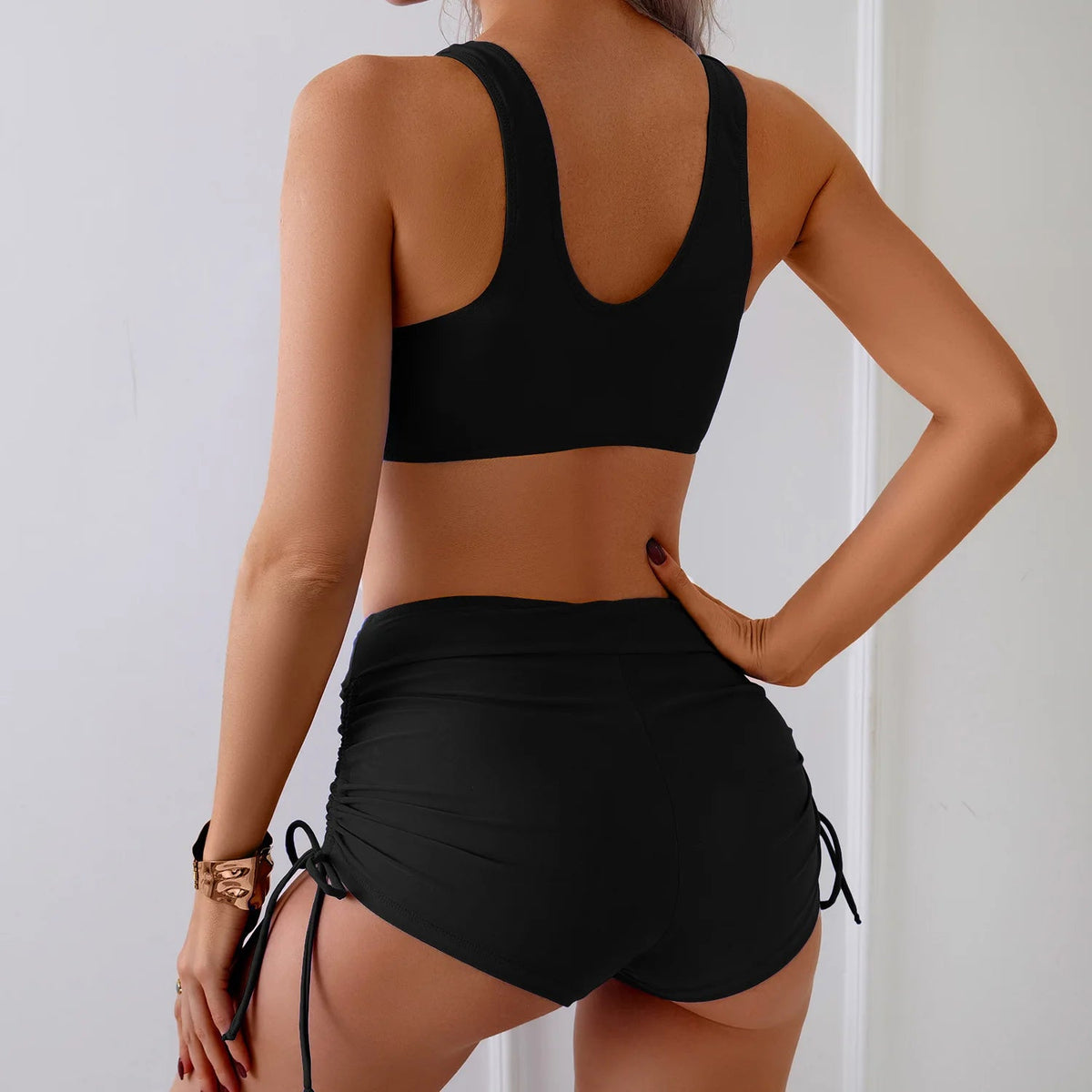 2 Piece Swimsuits Tankini Swimwear Push Up Beach Swimming Wear Two-Piece Bathing Suit Women's Swimming Suit Set The Clothing Company Sydney