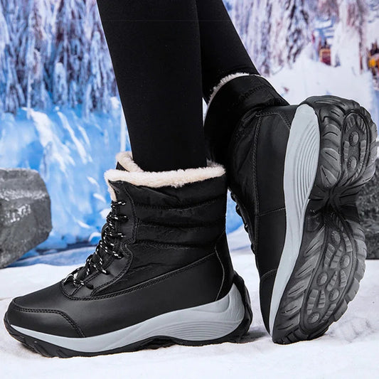 Women's Fur Winter Snow Ankle Boots The Clothing Company Sydney