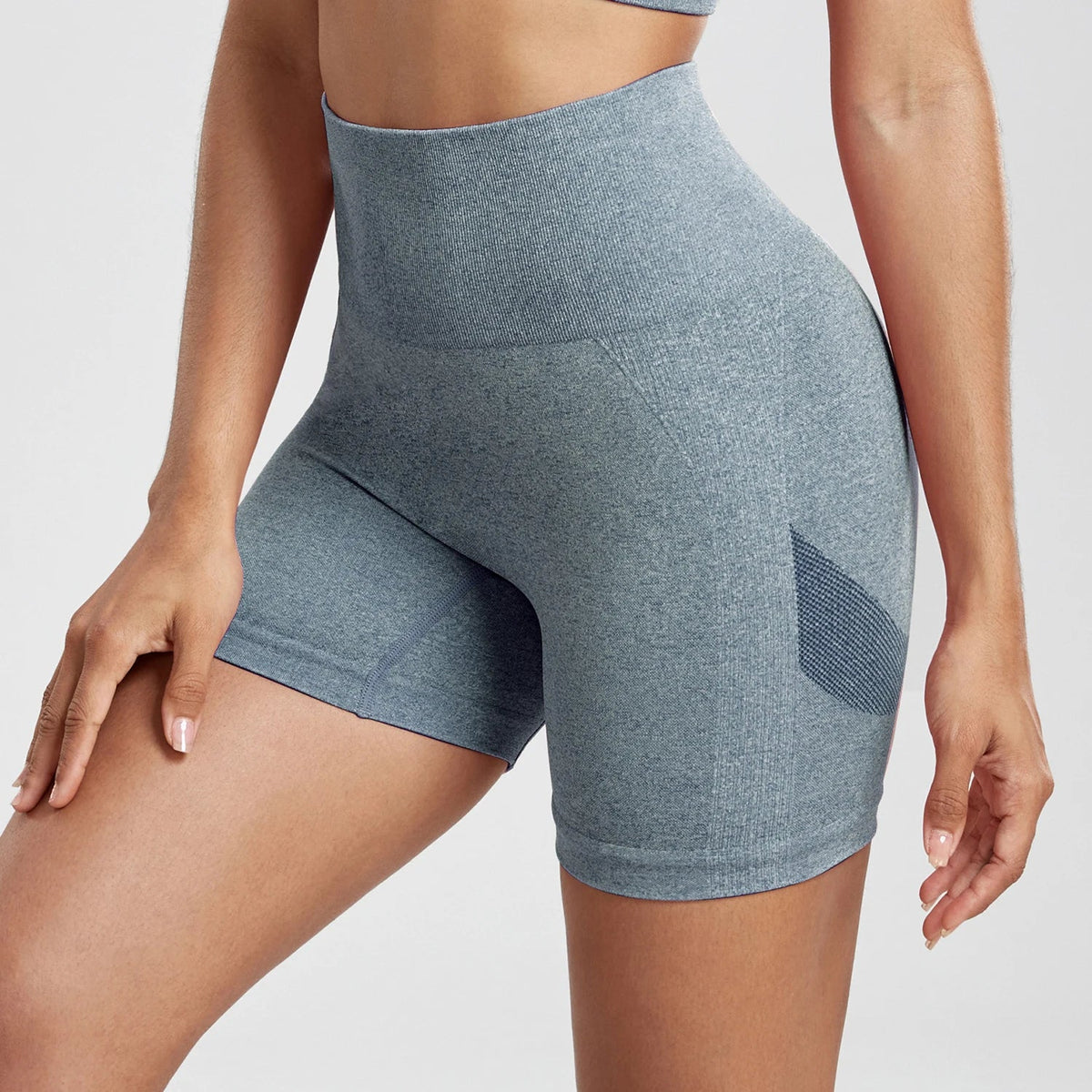 High waist tie dye gym shorts for women by The Clothing Company Sydney, seamless push-up fitness bike shorts for summer outdoor sports.