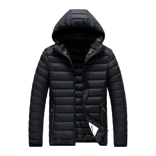 Mens Hooded Casual Puffer Down Jacket The Clothing Company Sydney
